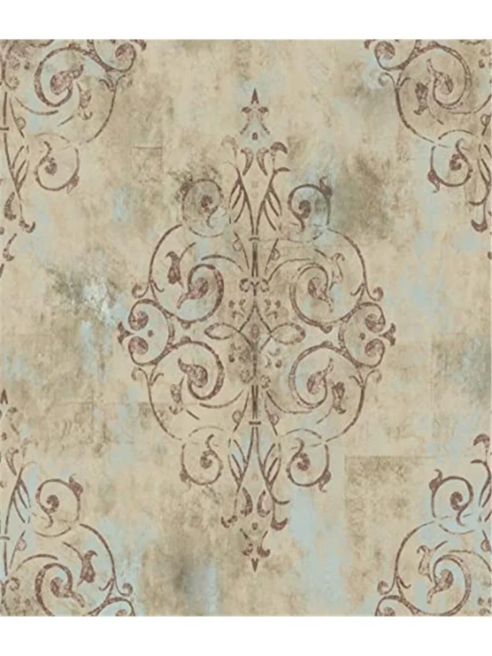 Peel Stick Wallpaper Vintage Damask Floral Removable Contact Paper Decor